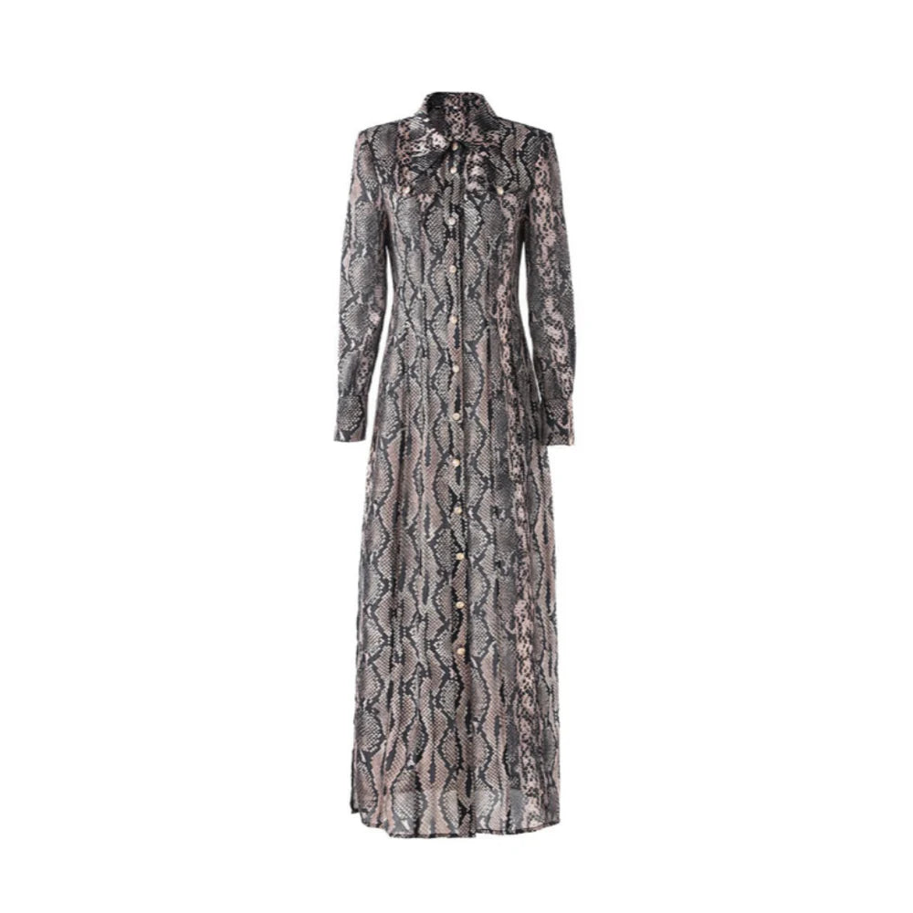 Rudo Faux snake skin dress
