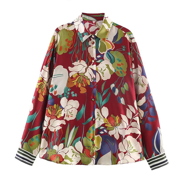 Solany print blouse
