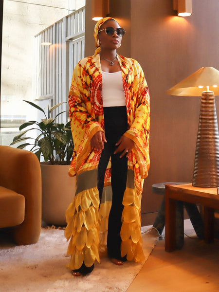 Lila kimono