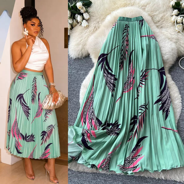 Makeia print skirt