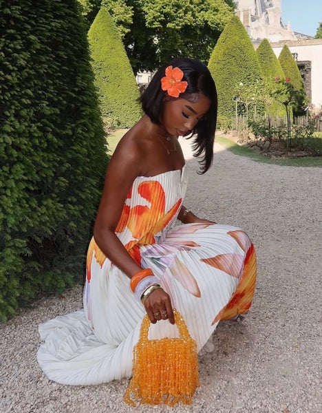 Melva floral Maxi dress