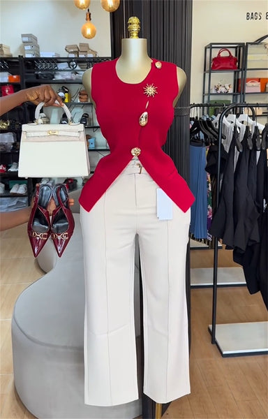 Abimbola knitted top