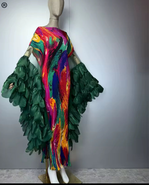 Alinda pleated dress