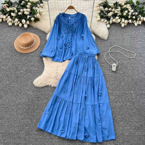 Morgan 2 piece skirt set