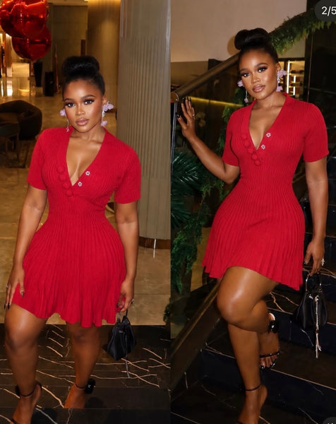 Makeena mini knit dress