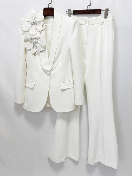 Sphesihle floral detail trouser suit