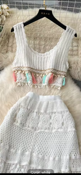 Adeyah summer knitted set