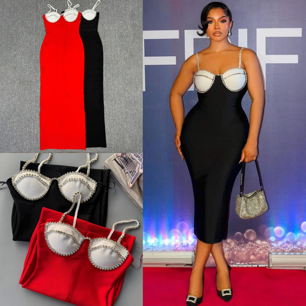 Chidioma bandage dress
