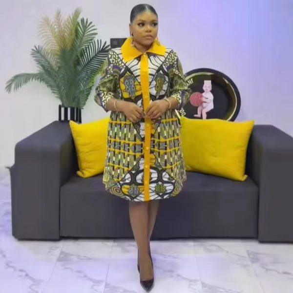 Kundayi bounce shirt dress