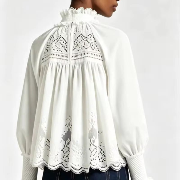 Laurene lace blouse
