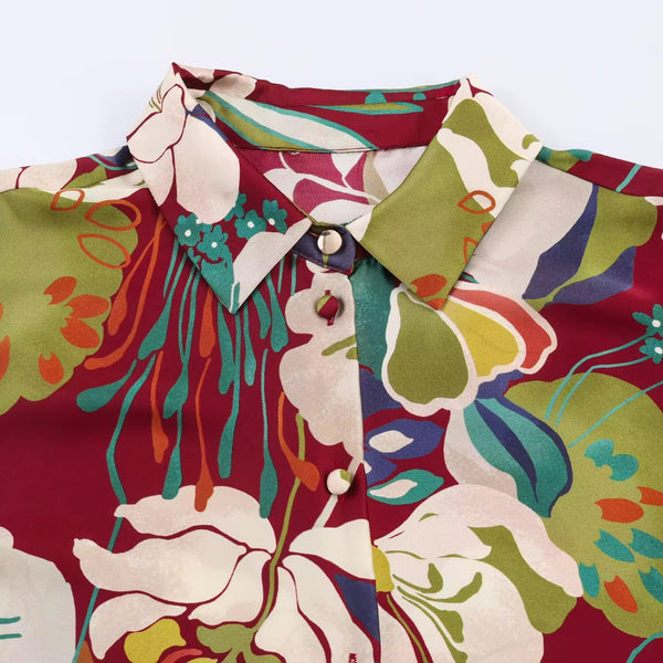 Laur print top