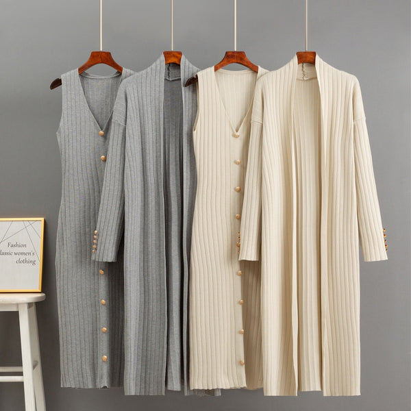 Delphinney knit dress set