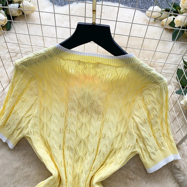 Camilline knitted top