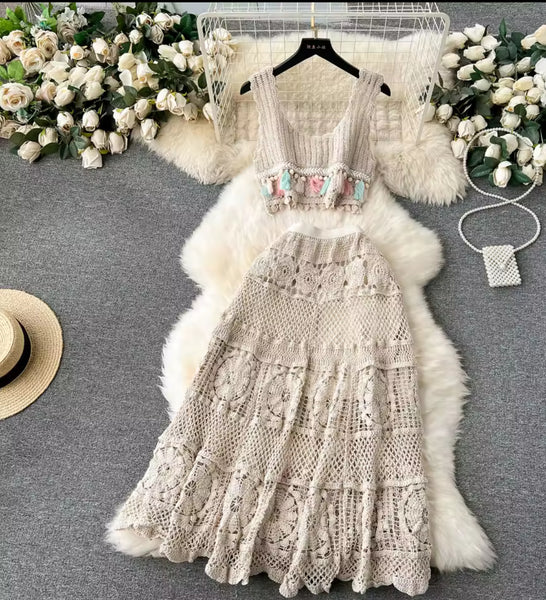 Adeyah summer knitted set