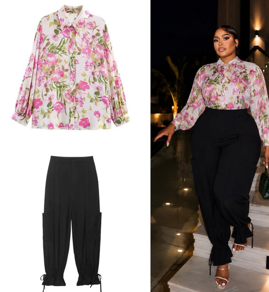 Harida floral blouse