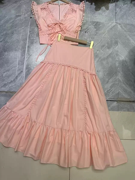 Jeannetta 2 piece skirt set
