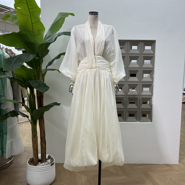 Nolusi bubble hem summer dress