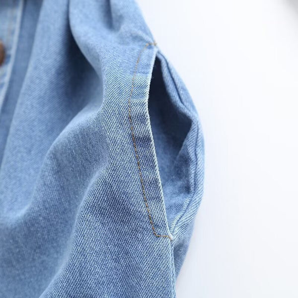 Prisner denim trench coat
