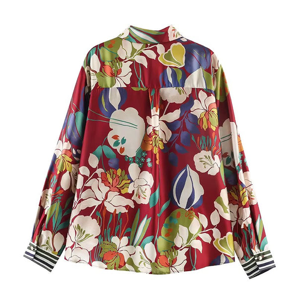 Solany print blouse