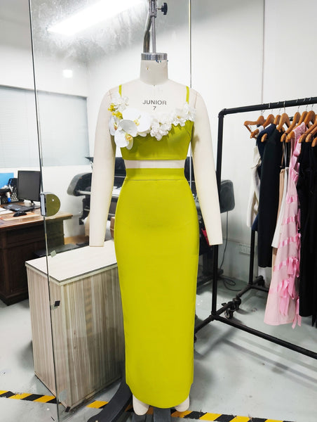 Selbie bandage skirt set