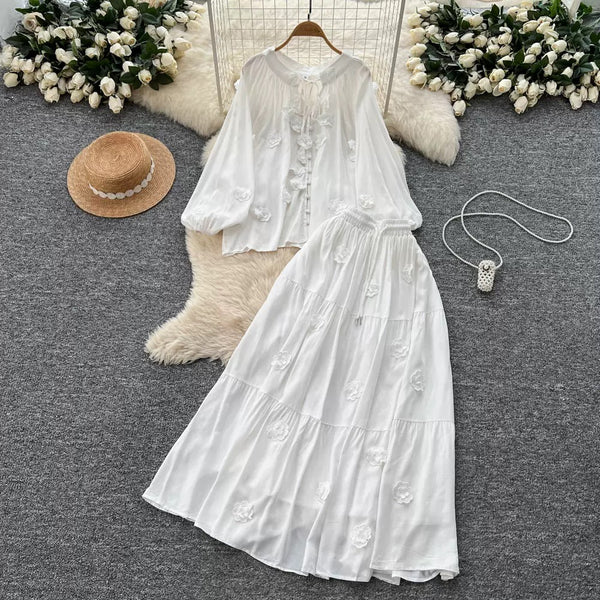 Morgan 2 piece skirt set