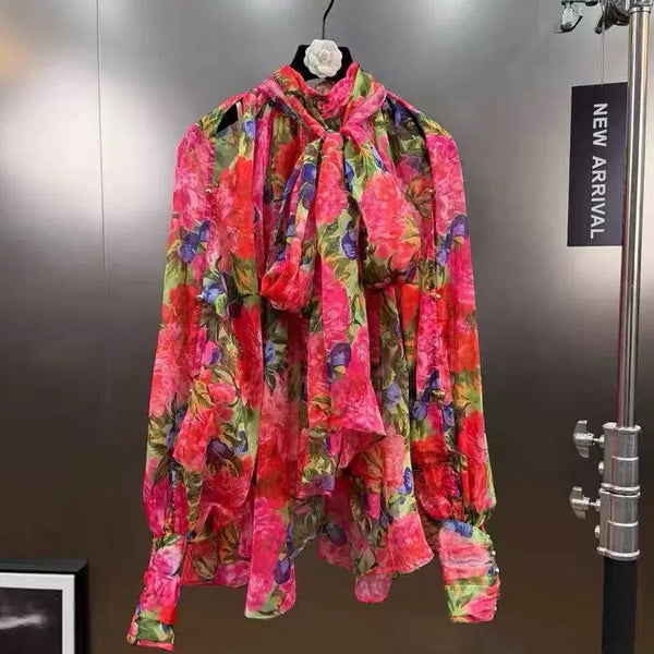 Katrinie floral blouse
