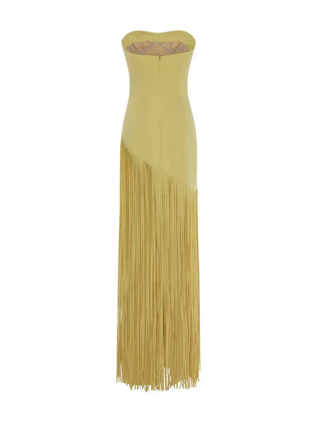 Ciandra shawl fringe dress