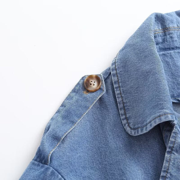 Prisner denim trench coat