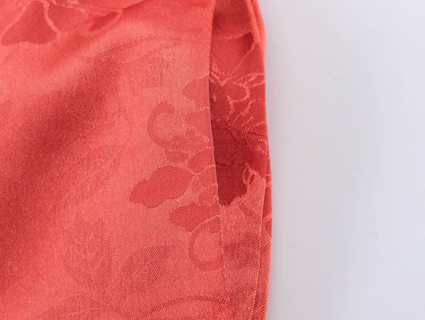 Jannine wrap feather detail trouser set