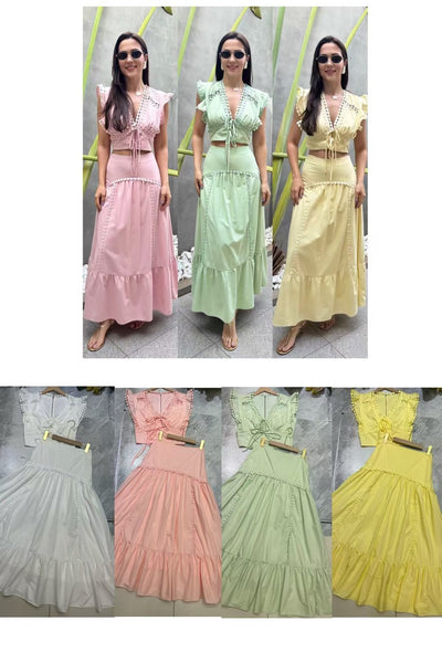 Jeannetta 2 piece skirt set