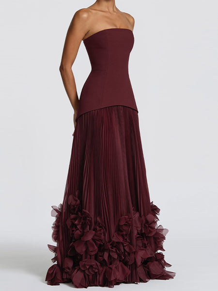 Chiasoka strapless skirt set