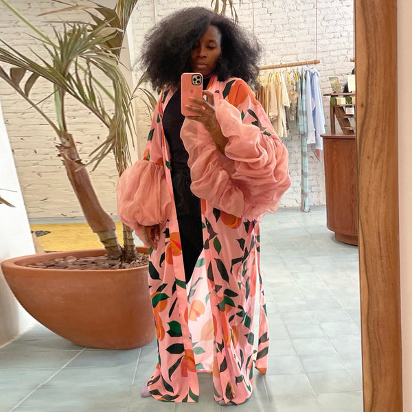 Kareemah wrap kimono