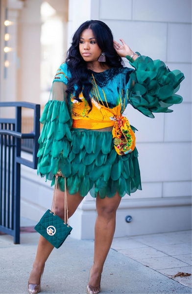 Cherith pleated dress