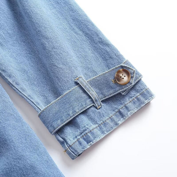 Prisner denim trench coat