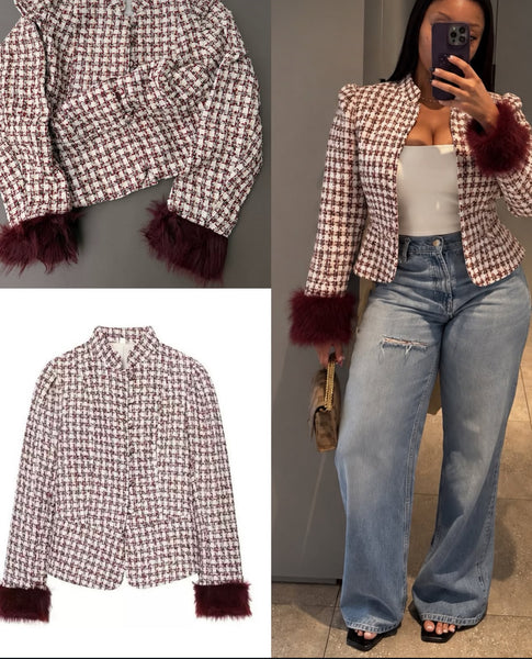 Aastha tweed jacket