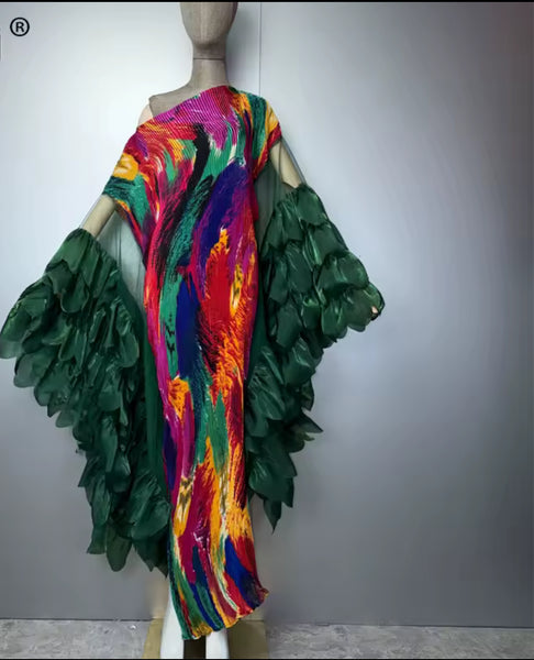 Alinda pleated dress