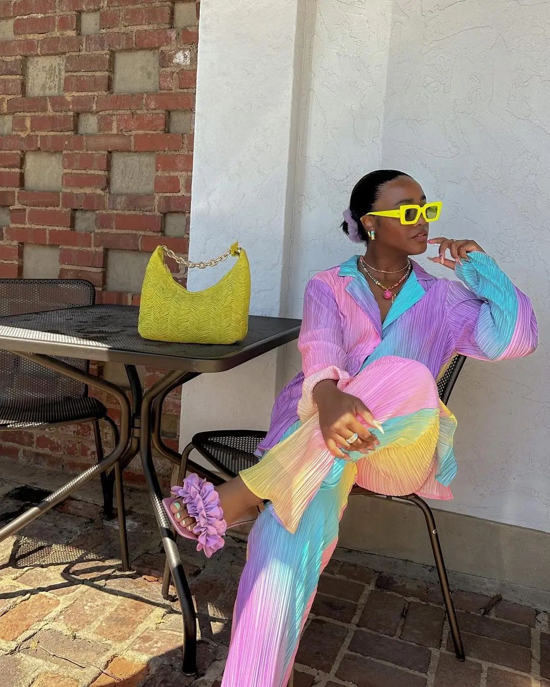 Radia Pastel trouser set