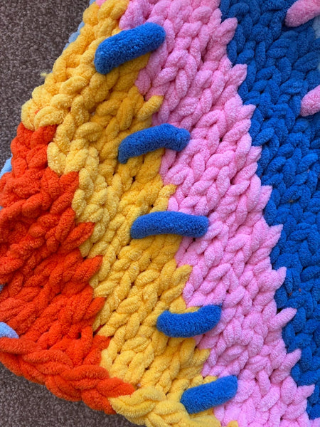 Niesha rainbow chunky cardigan