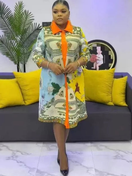 Kundayi bounce shirt dress