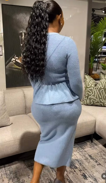 Laneta knit skirt set