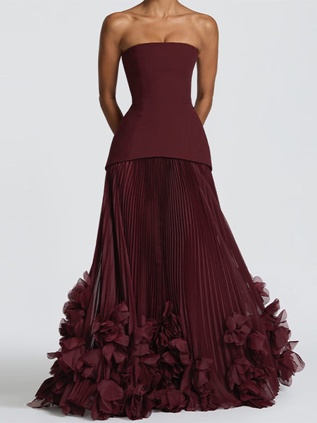Chiasoka strapless skirt set
