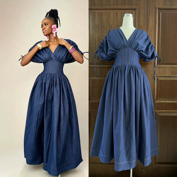 Marisha denim dress