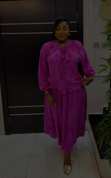 Morgan 2 piece skirt set