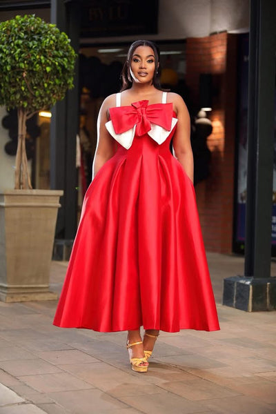 Shaila bow dress