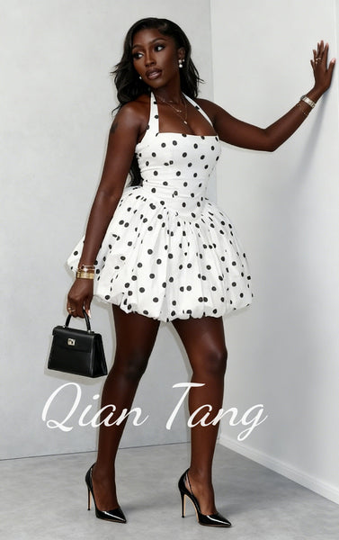 Emmeline mini halterneck dress