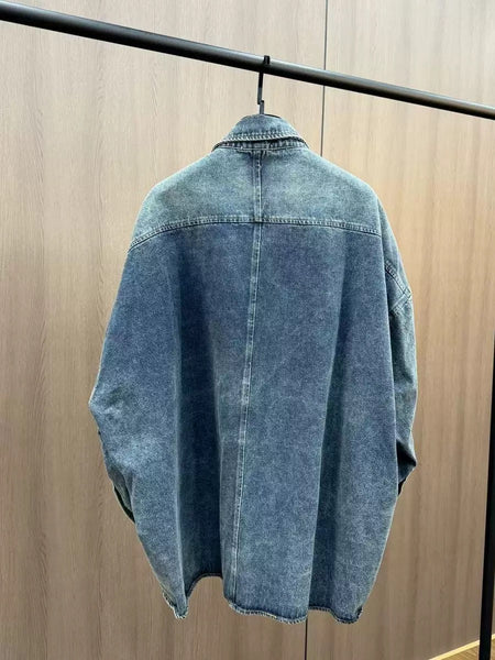 Shivonne oversized denim shirt