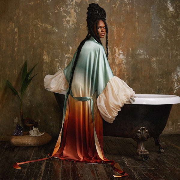 Kareemah wrap kimono