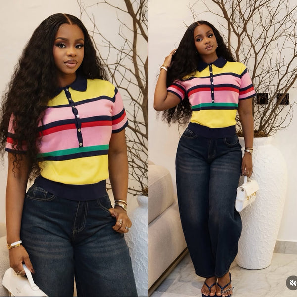 Asnat knitted summer sweater
