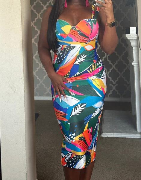 Hauwa bandage dress