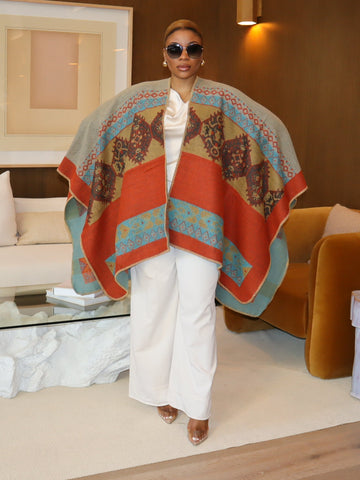 Sheyenne knitted shawl